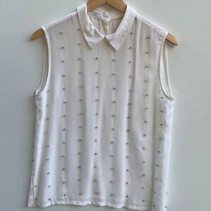 Equipment Femme Embellished Elliot Silk Blouse